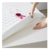 100% Waterproof Quilted Mattress Protector – Extra Deep (30cm) Fitted Skirt, Breathable, Hypoallergenic, Anti-Dust Mite, Super Absorbent, Washable with TPU Layer