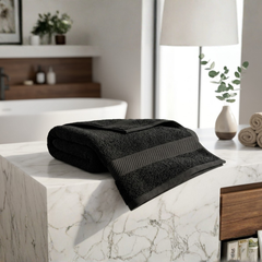 100% Egyptian Cotton Towel Set Charcoal – Luxury Soft, Highly Absorbent & Quick Dry