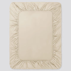 25cm Deep Fitted Sheet Beige – Soft Brushed Microfibre, Easy Care