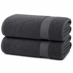 100% Egyptian Cotton Towel Set Grey – Luxury Soft, Highly Absorbent & Quick Dry