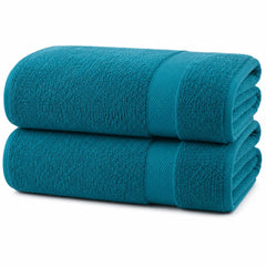 100% Egyptian Cotton Towel Set Teal – Luxury Soft, Highly Absorbent & Quick Dry