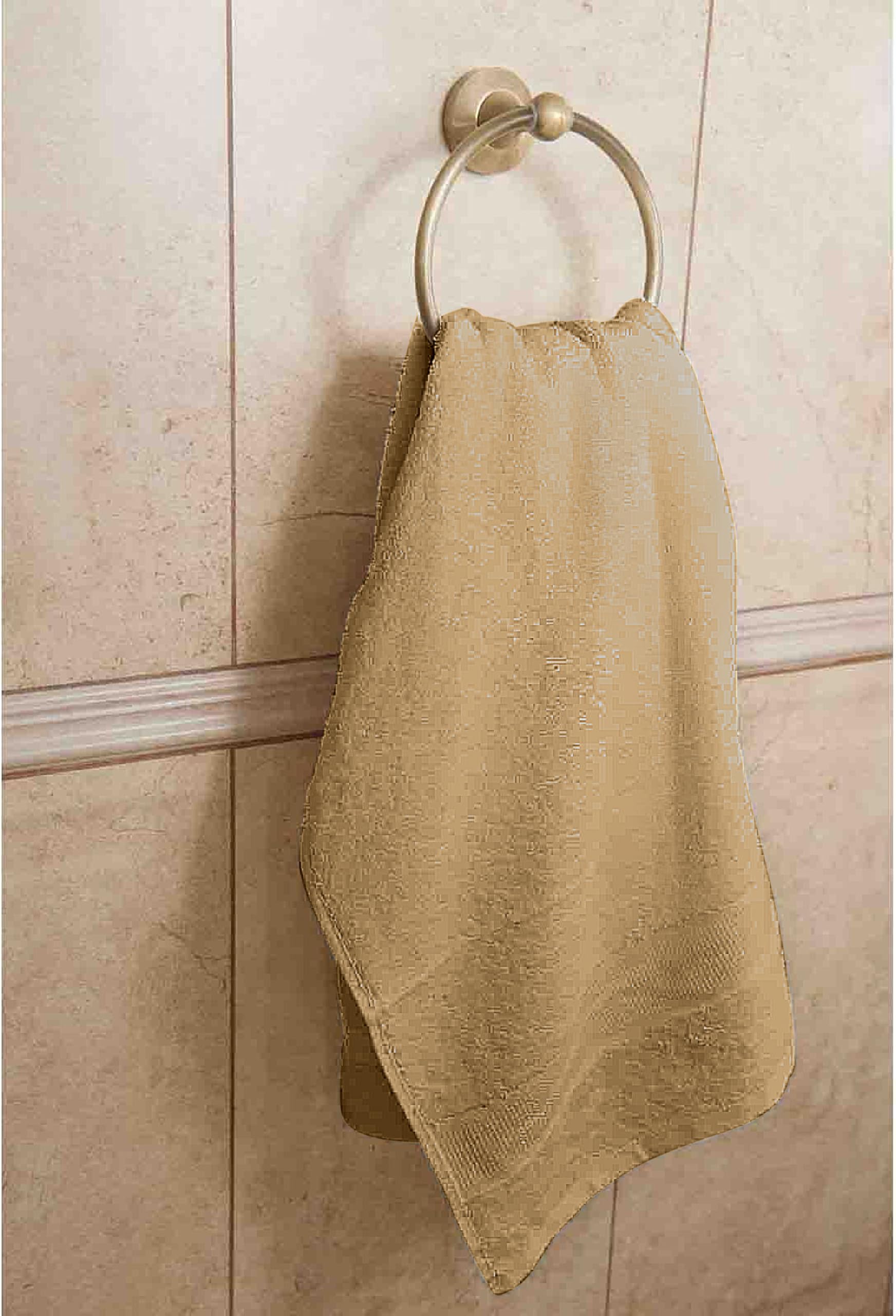 Luxury 100% Egyptian Cotton Towel Set – Beige, Super Soft & Quick-Dry
