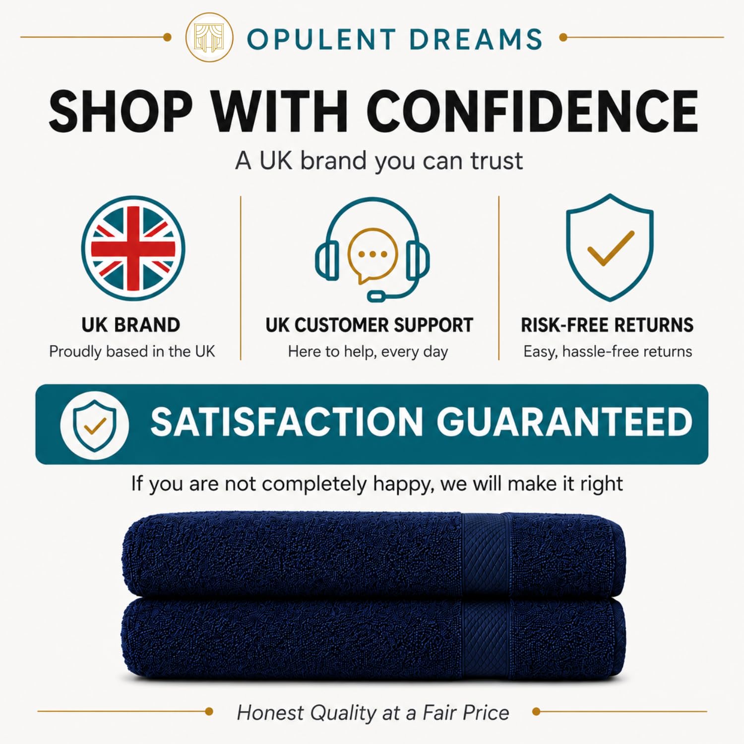 Luxury 100% Egyptian Cotton Towel Set – Beige, Super Soft & Quick-Dry