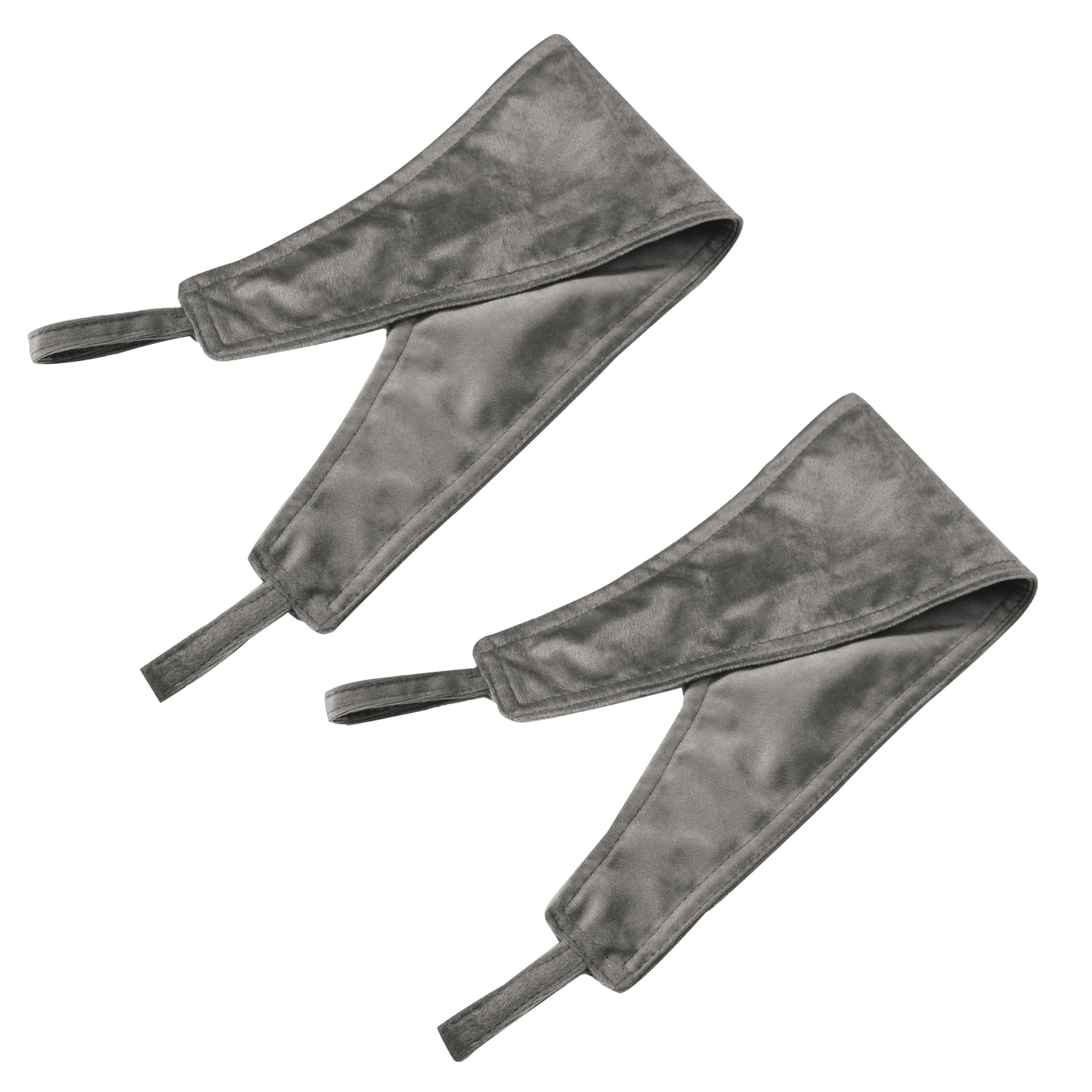 Opulent Dreams Crushed Velvet Curtains - Fully Lined & Room Darkening - Eyelet Ring Top for Bedroom & Living Room - Includes Two Tie Backs - Pair of Panels