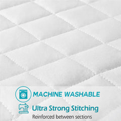 Opulent Living Quilted Mattress Protector – Extra Deep (30cm) Fitted Skirt, Breathable, Hypoallergenic, Anti-Dust Mite, Soft & Comfortable - Opulent Dreams