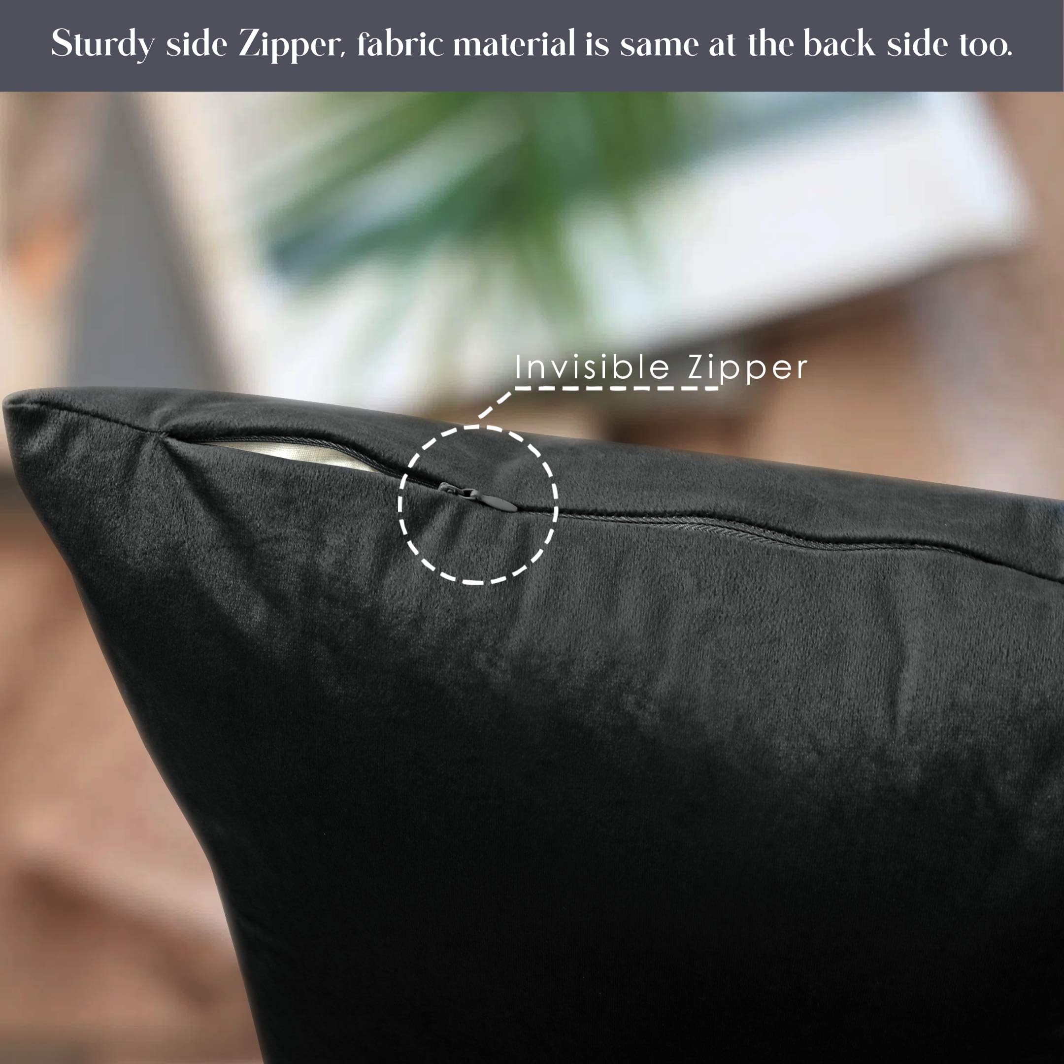 Premium Velvet Cushion Covers – 45x45cm, Set of 2