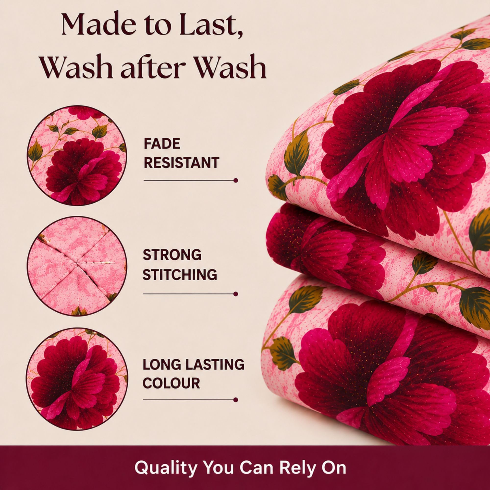 Living Luxury Complete Duvet & Bedding Set – 4pc