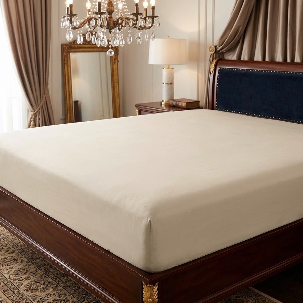 Premium 25cm Deep Microfiber Fitted Sheet
