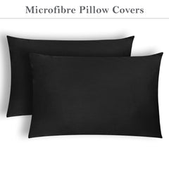 Brushed Microfibre Pillowcases Beige – Set of 2