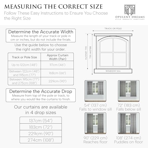 Luxury Jacquard Curtains – Fully Lined Pair