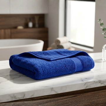 Living Luxury Egyptian Cotton Towel Set – Royal Blue