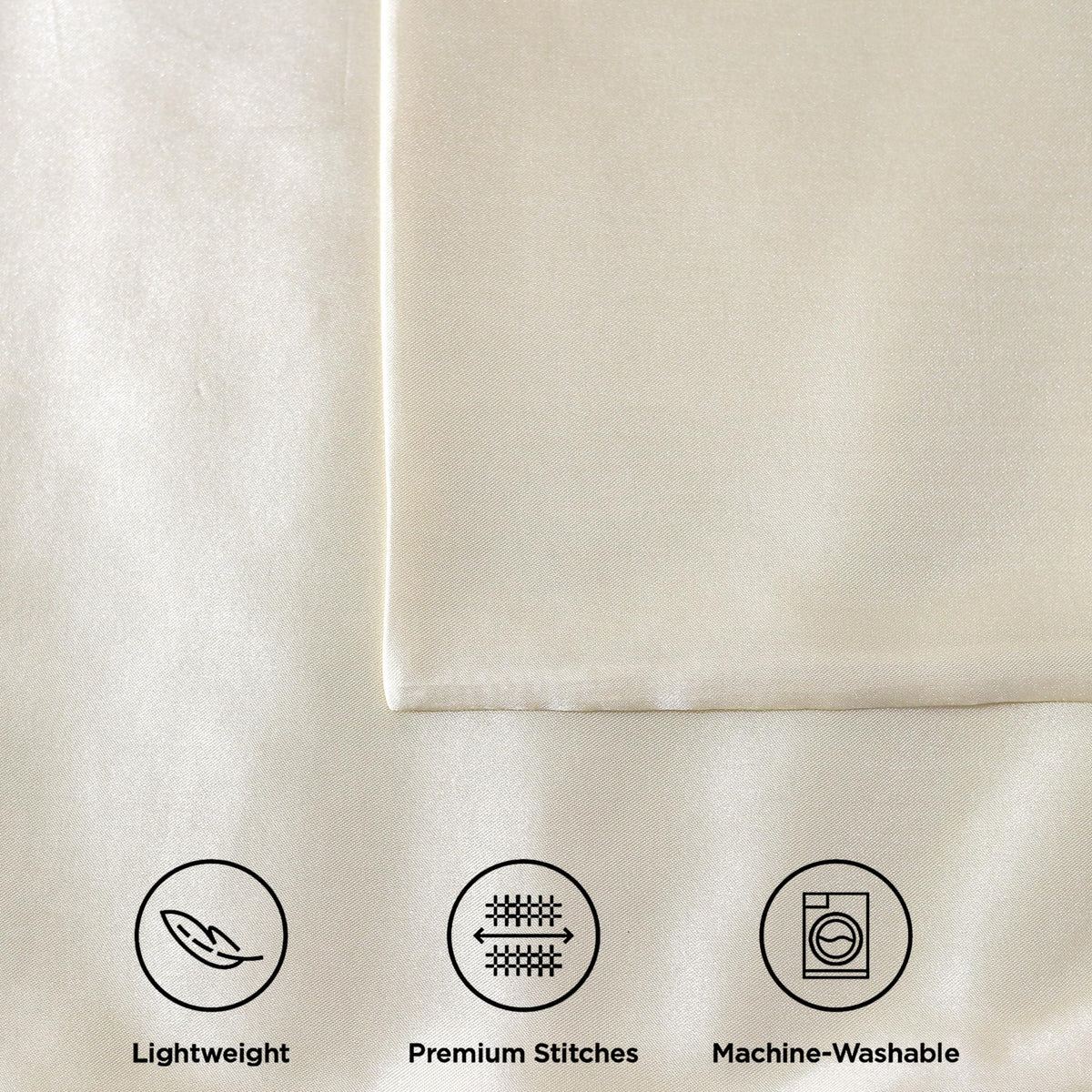 Luxury Satin Pillowcases – Set of 2