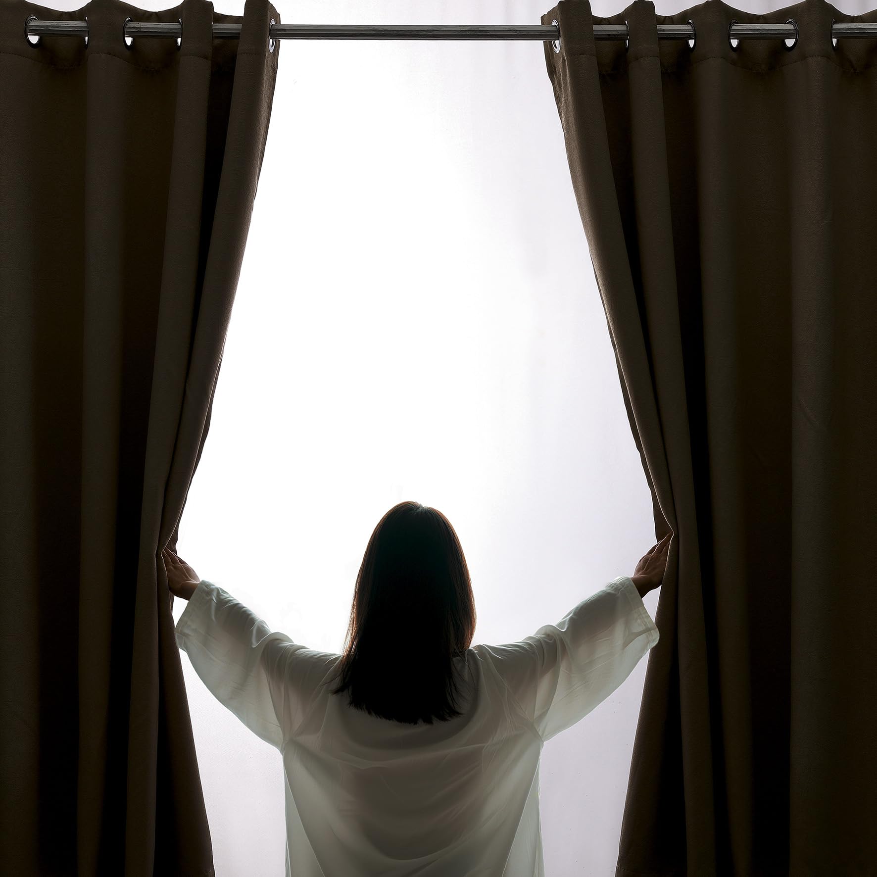 Luxury Embossed Leaf Jacquard Blackout Curtains