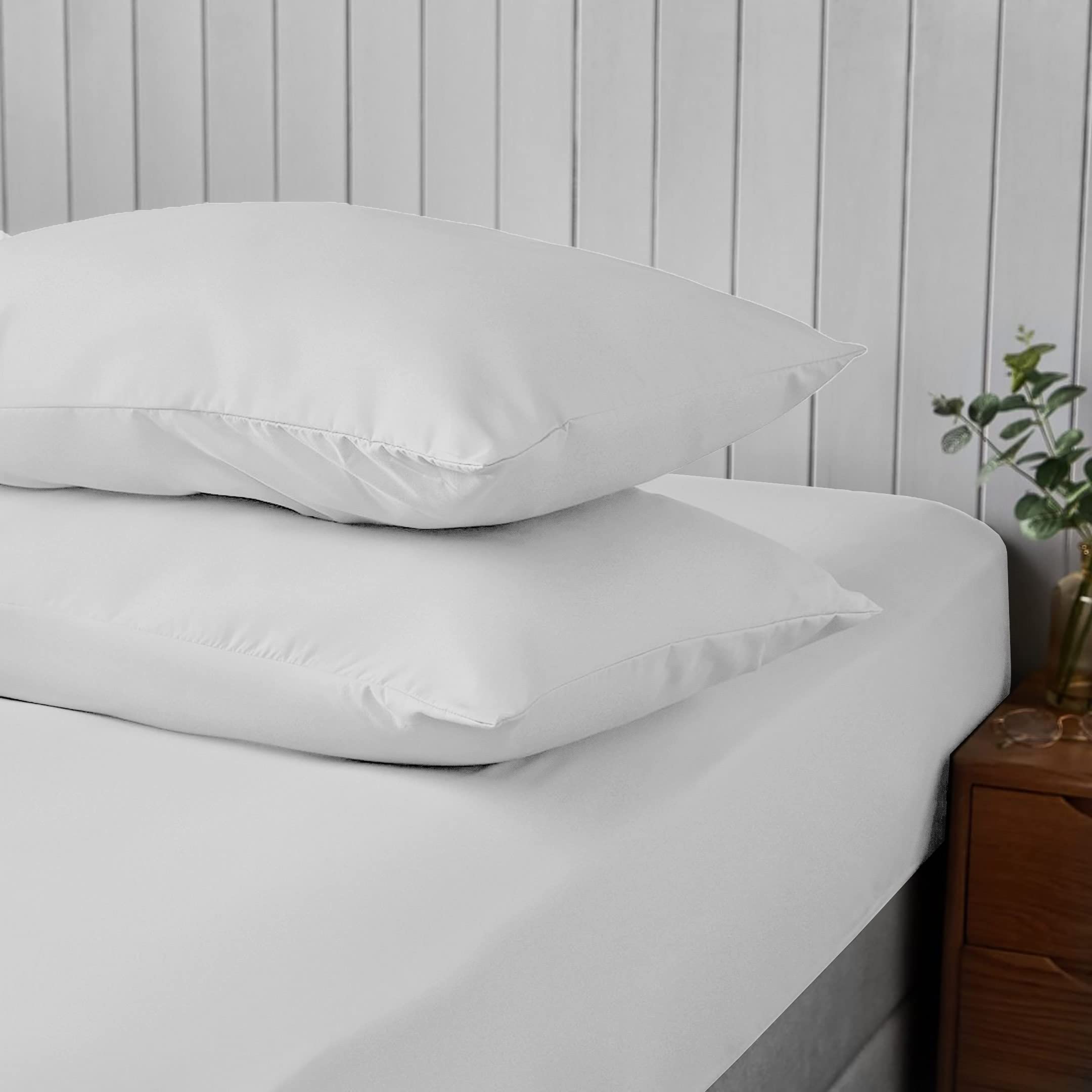 Premium Brushed Microfibre Pillowcases – Set of 2