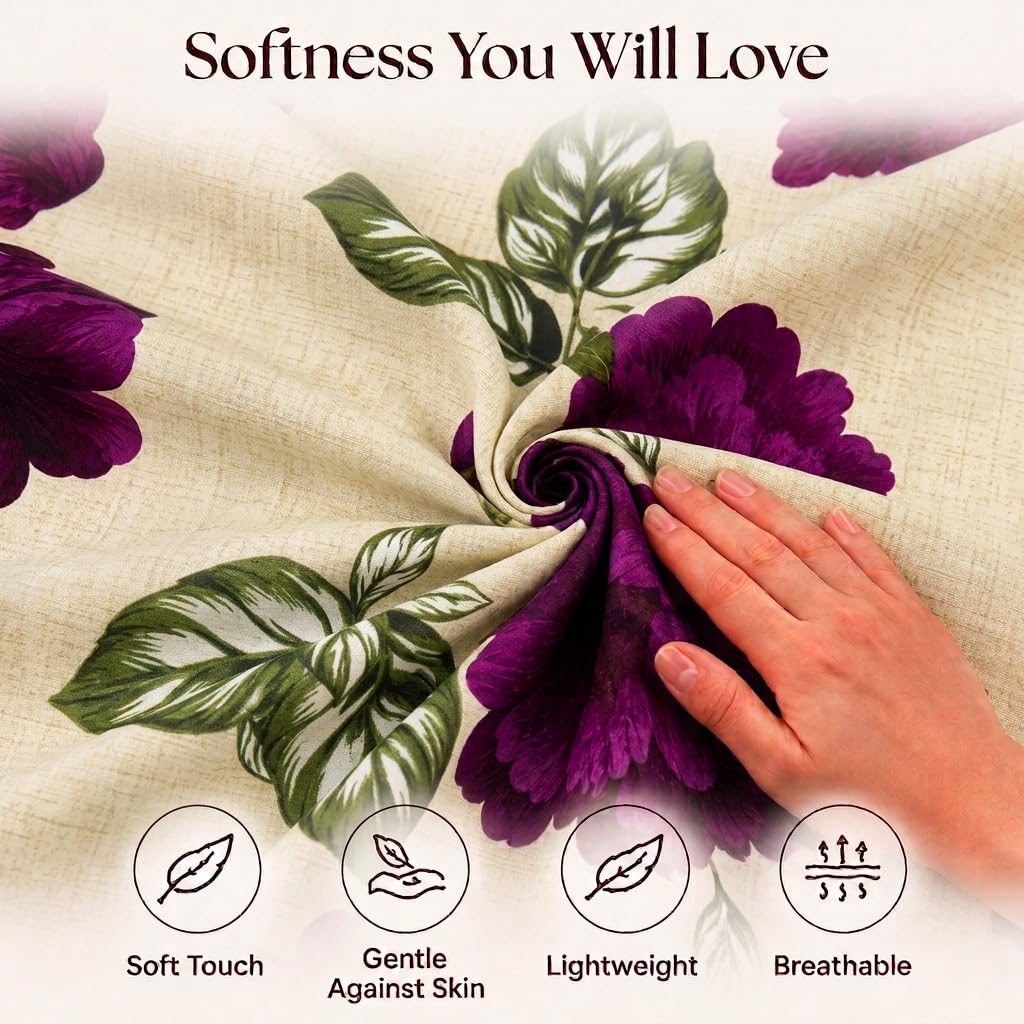 Living Luxury Floral Duvet & Bedding Set