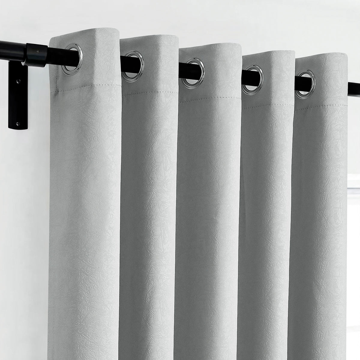 Embossed Luxury Textured Blackout Curtains