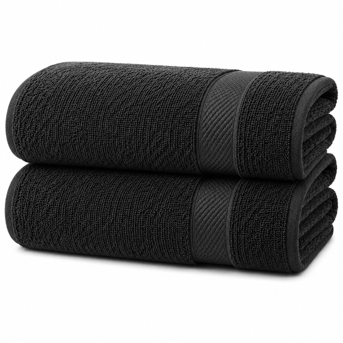 100% Egyptian Cotton Towel Set Charcoal – Luxury Soft, Highly Absorbent & Quick Dry