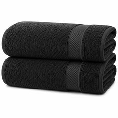 100% Egyptian Cotton Towel Set Charcoal – Luxury Soft, Highly Absorbent & Quick Dry