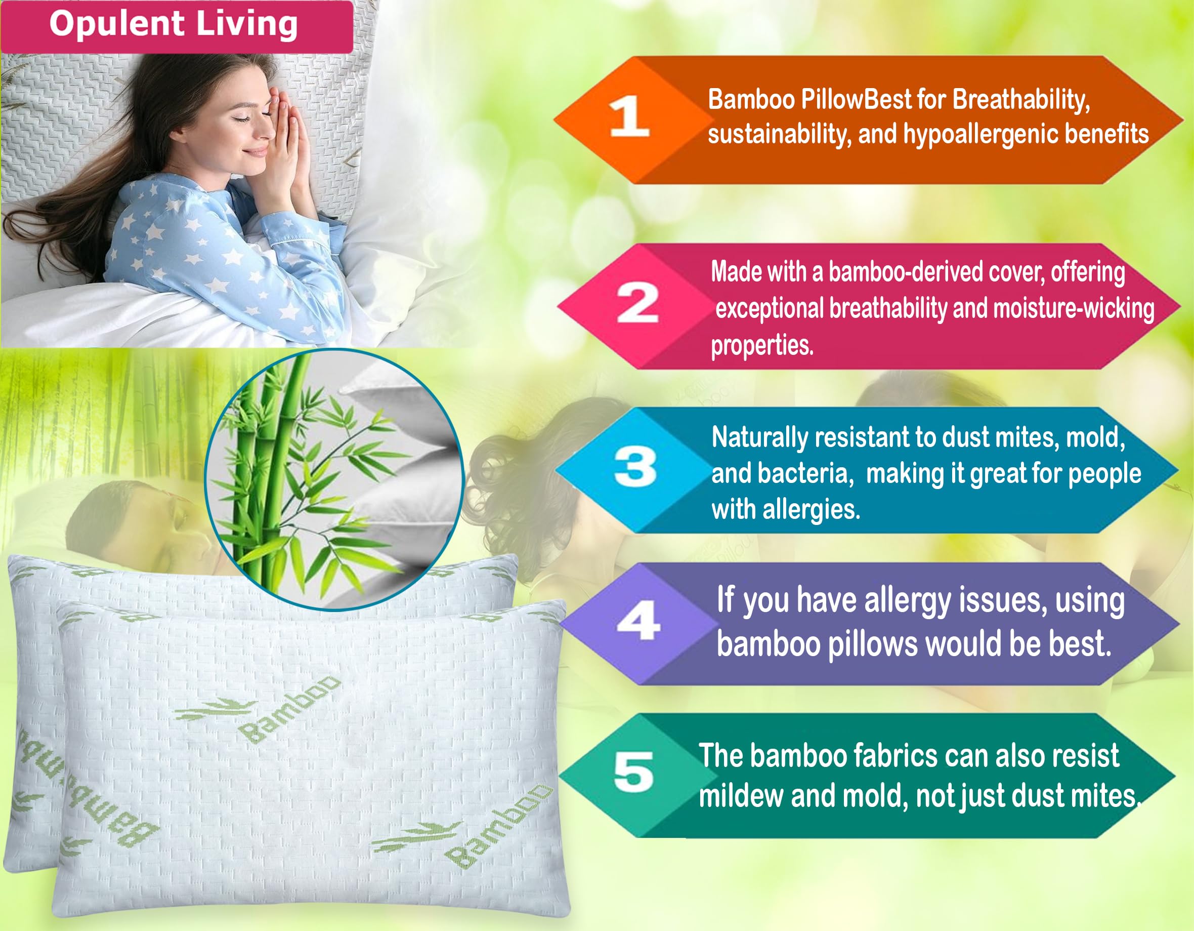 Living Premium Memory Foam Pillow – Ergonomic Support