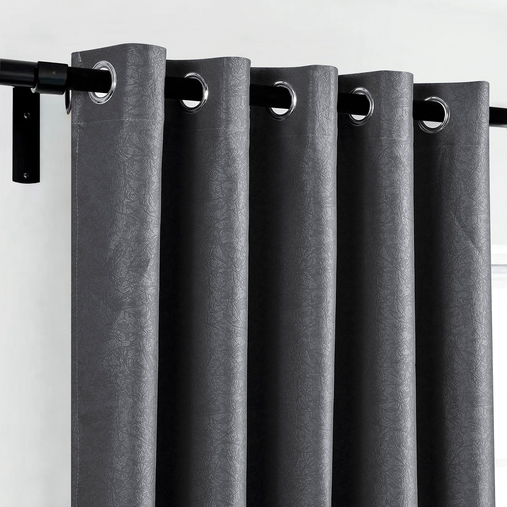 Embossed Luxury Textured Blackout Curtains