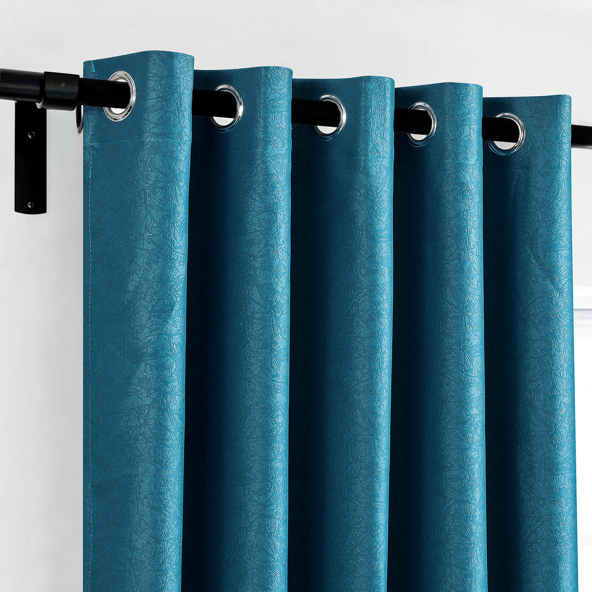 Embossed Luxury Textured Blackout Curtains