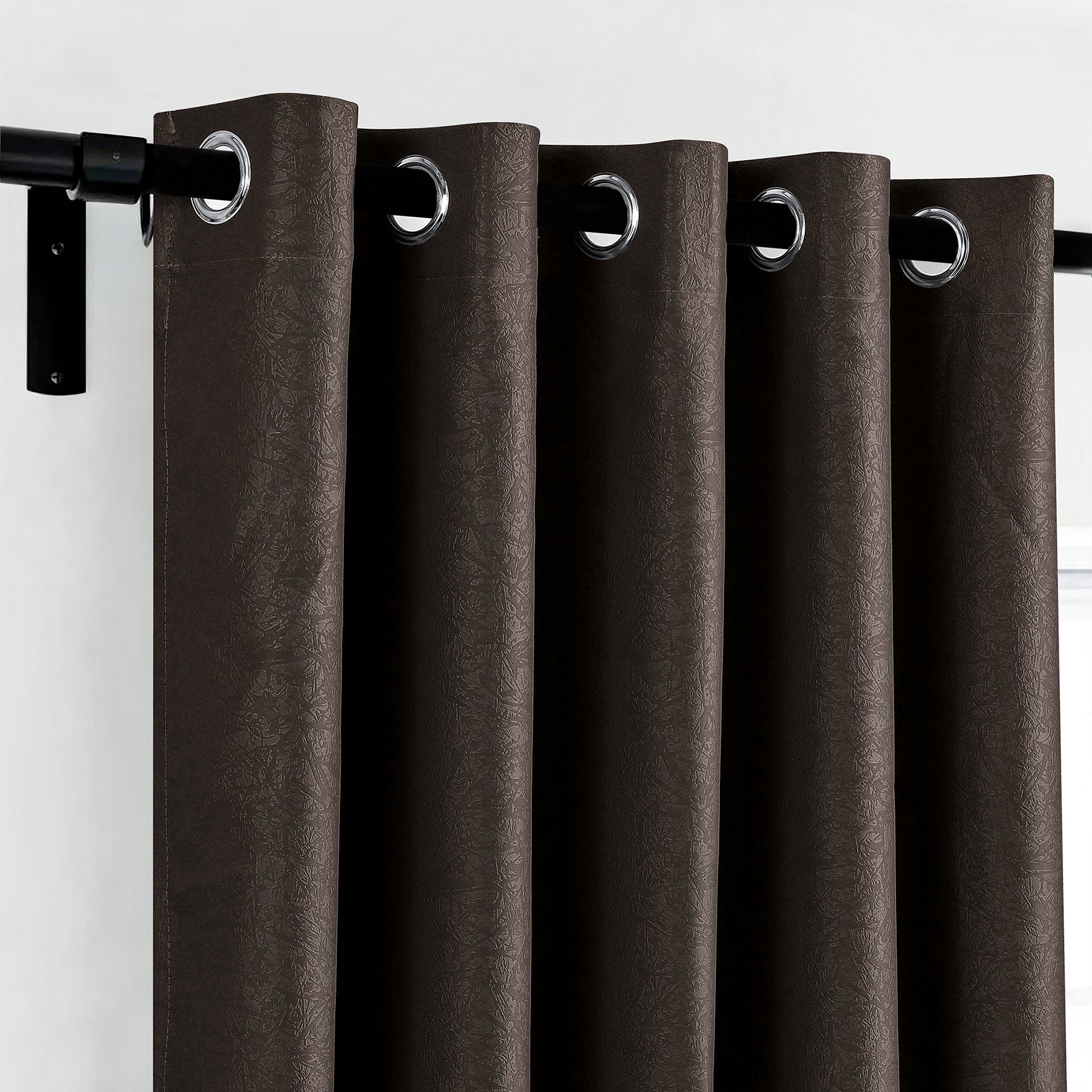 Embossed Luxury Textured Blackout Curtains