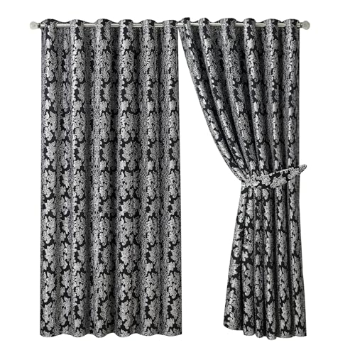 Luxury Jacquard Curtains – Fully Lined Pair