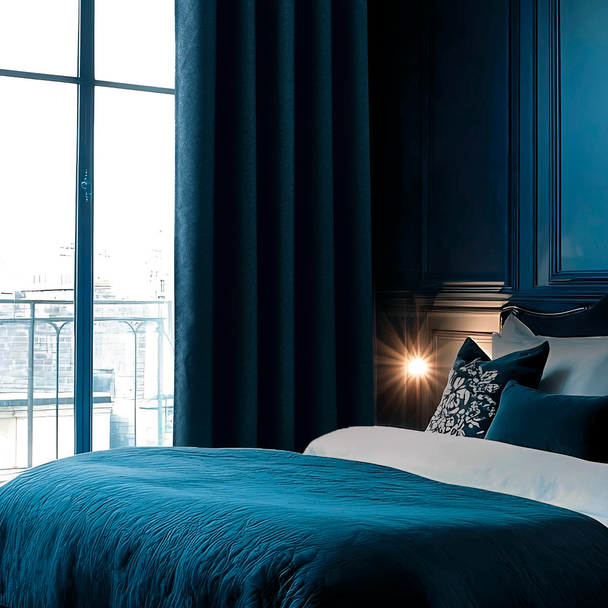 Embossed Luxury Textured Blackout Curtains
