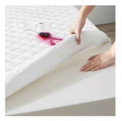 100% Waterproof Quilted Mattress Protector – Extra Deep (30cm) Fitted Skirt, Breathable, Hypoallergenic, Anti-Dust Mite, Super Absorbent, Washable with TPU Layer