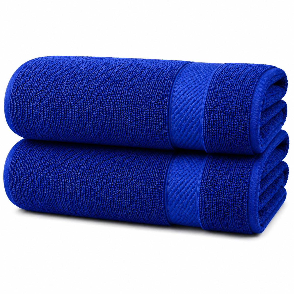 100% Egyptian Cotton Towel Set Blue – Luxury Soft, Highly Absorbent & Quick Dry
