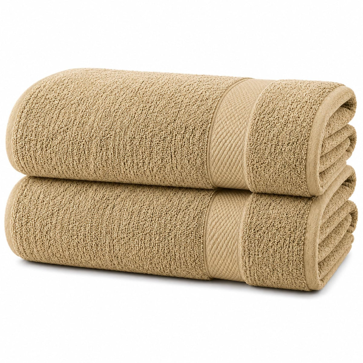 Luxury 100% Egyptian Cotton Towel Set – Cream, Super Soft & Quick-Dry
