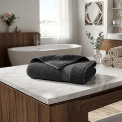 100% Egyptian Cotton Towel Set Navy  – Luxury Soft, Highly Absorbent & Quick Dry