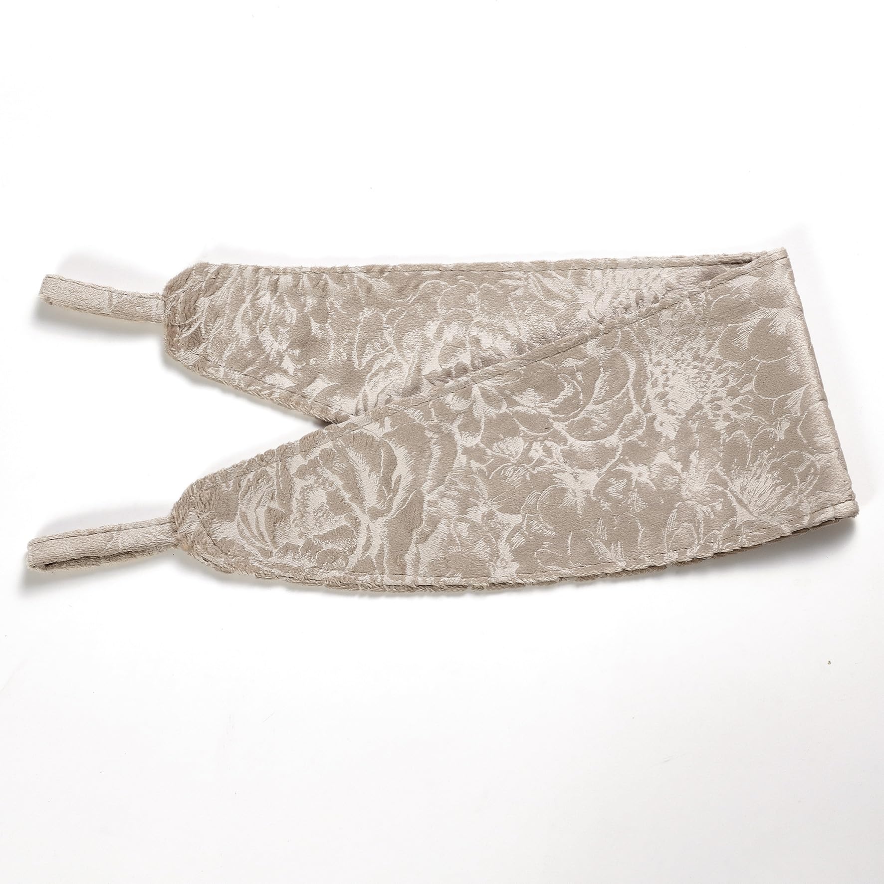 Luxury Floral Jacquard Velvet Curtains – Pair