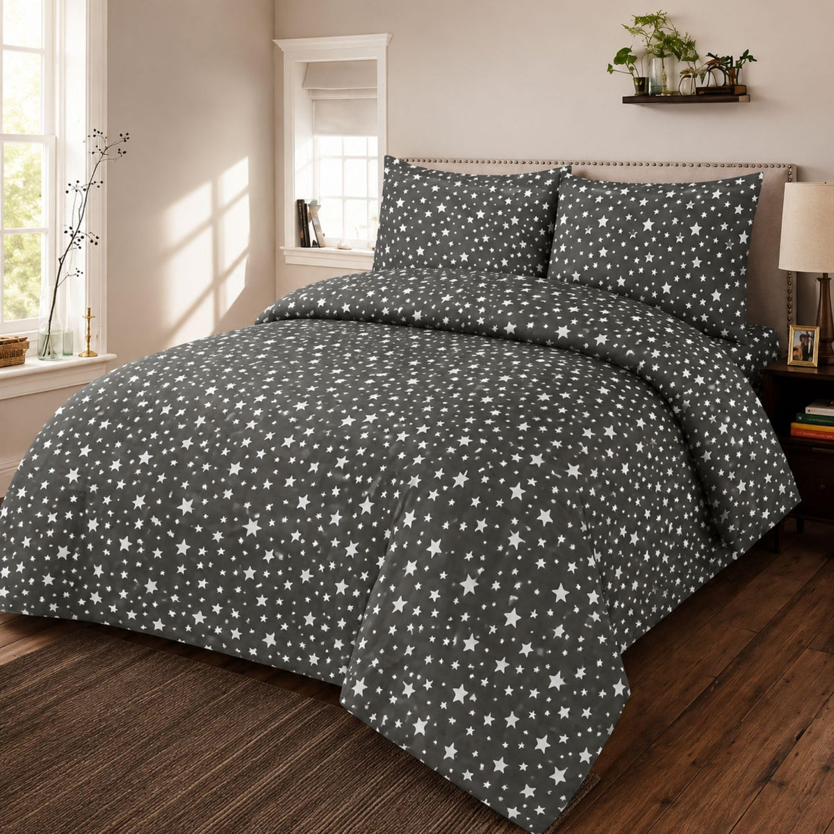 Living Premium Geometric Duvet & Bedding Set