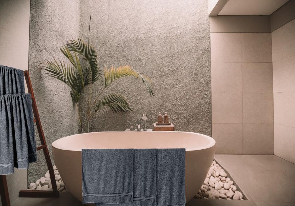Opulent Dreams 100% Egyptian Cotton Towel Sets – Soft, Absorbent, Quick-Dry – Includes Bath Sheets, Bath Towels, Hand Towels – Luxuriously Easy to Wash - Opulent Dreams