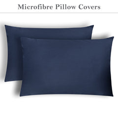 Brushed Microfibre Pillowcases Beige – Set of 2