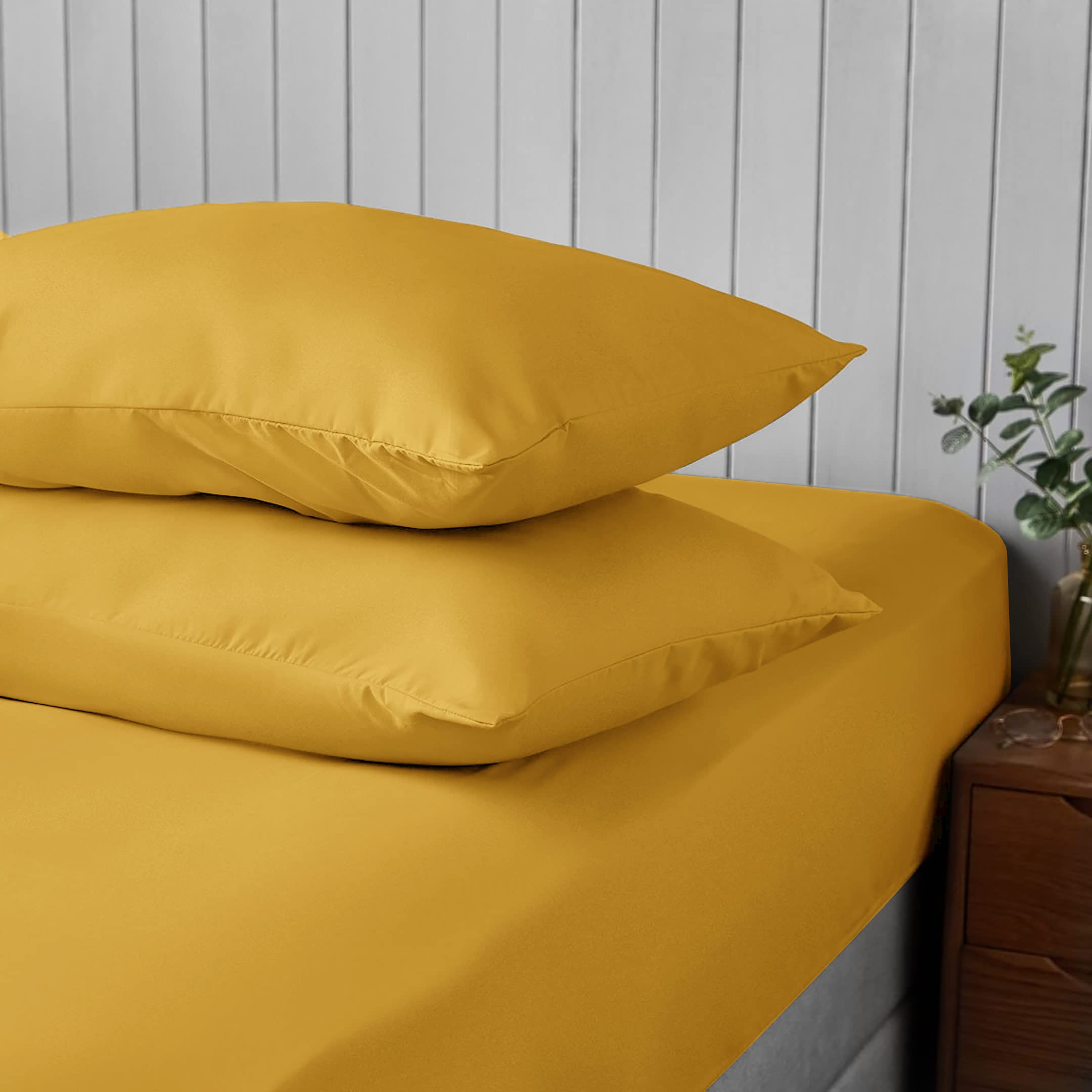 Premium Brushed Microfibre Pillowcases – Set of 2