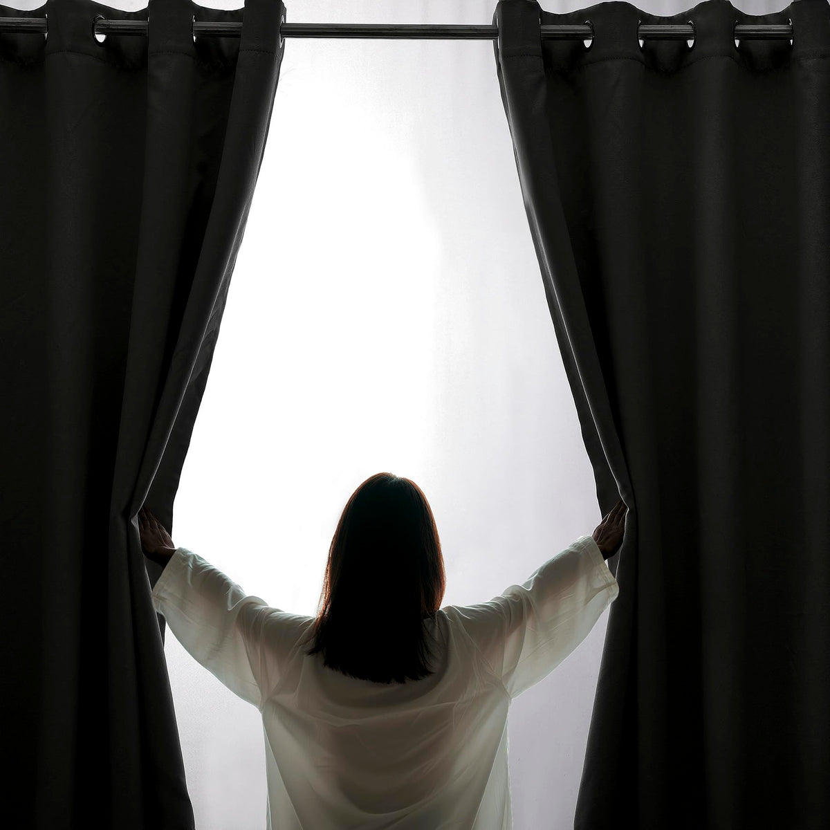 Luxury Embossed Leaf Jacquard Blackout Curtains