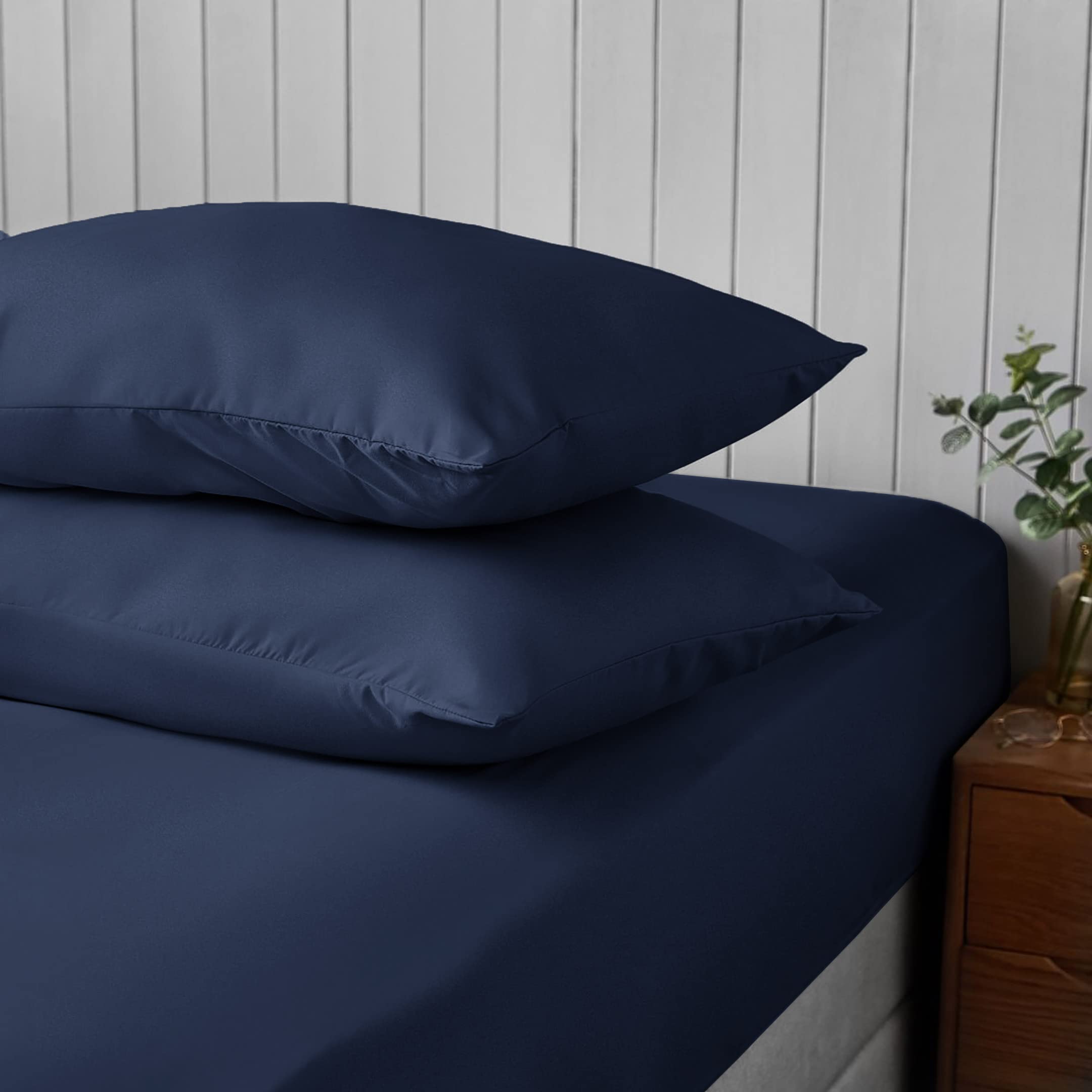 Premium Brushed Microfibre Pillowcases – Set of 2