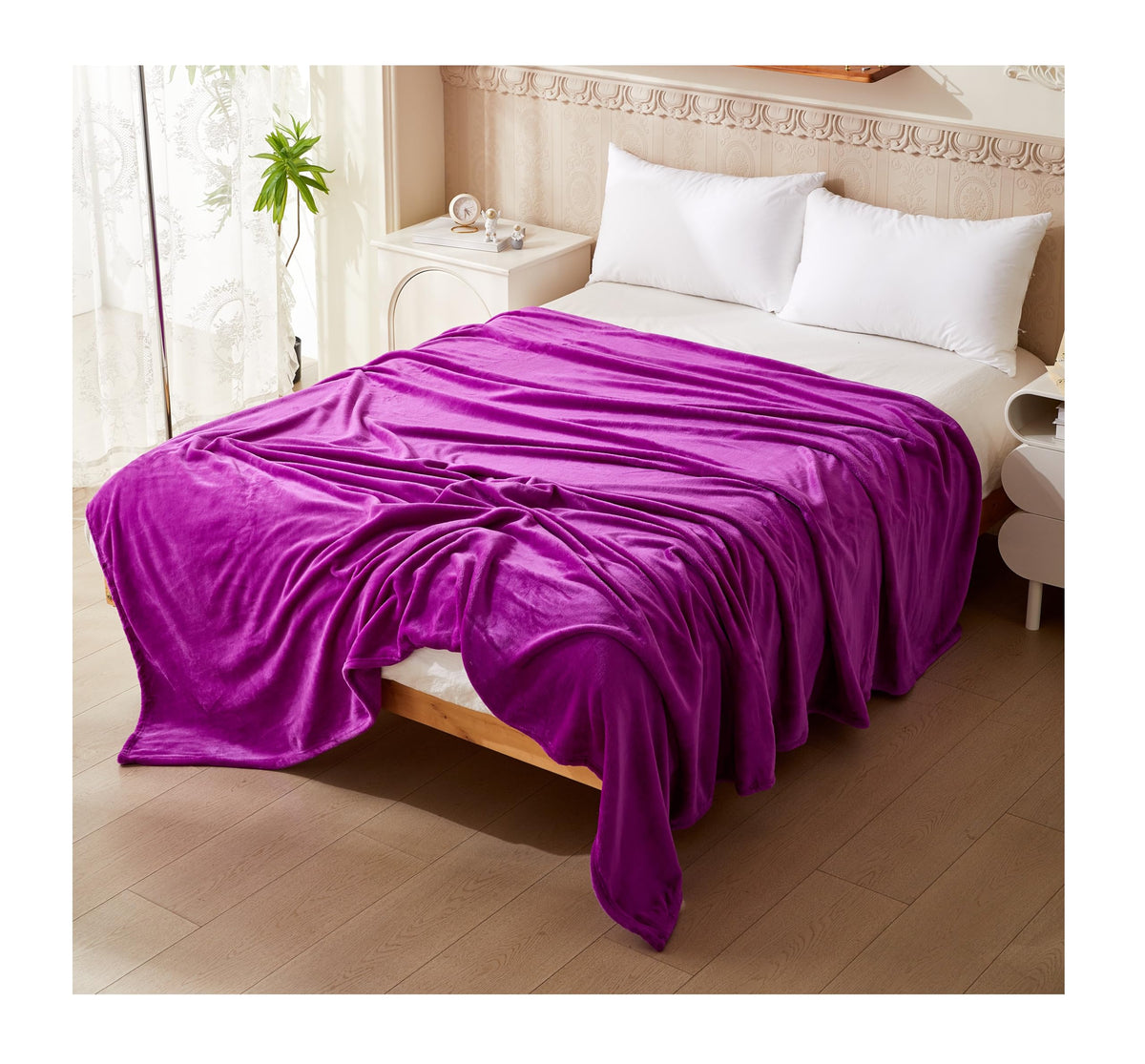 Luxury Mink Fleece Throw Blanket – Soft & Cosy