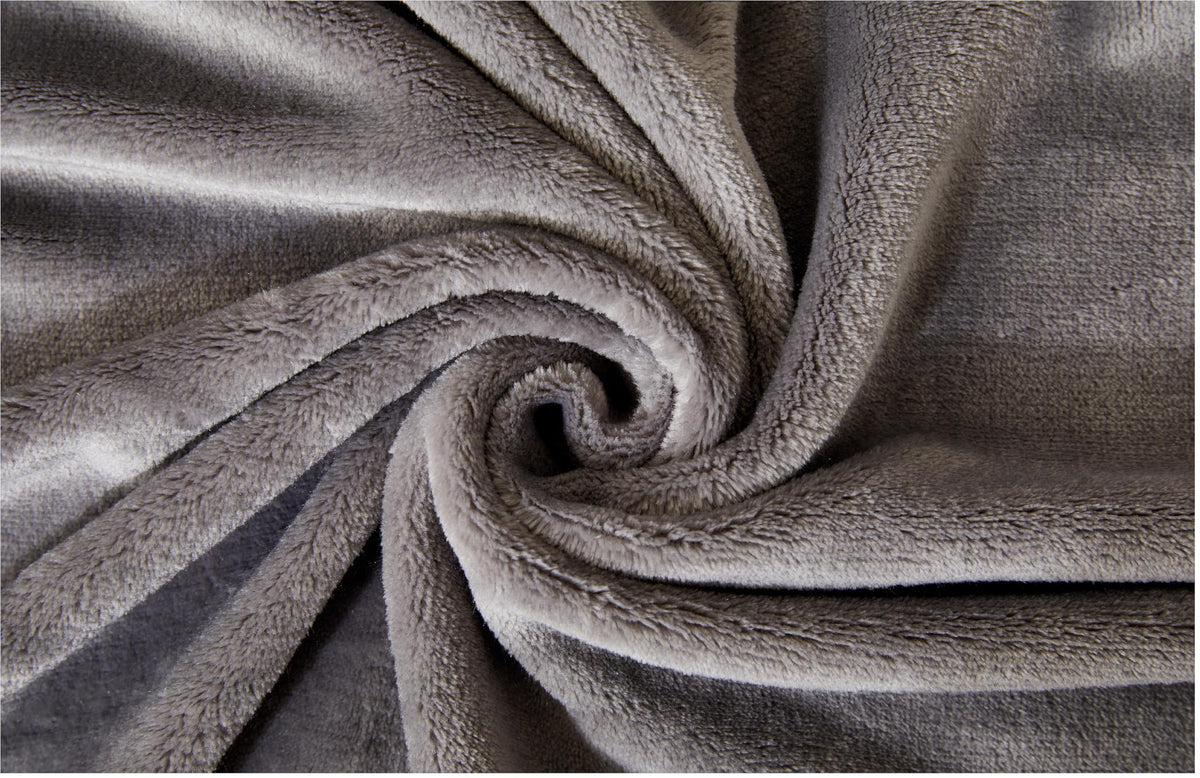 Premium Silver Mink Fleece Blanket – Double
