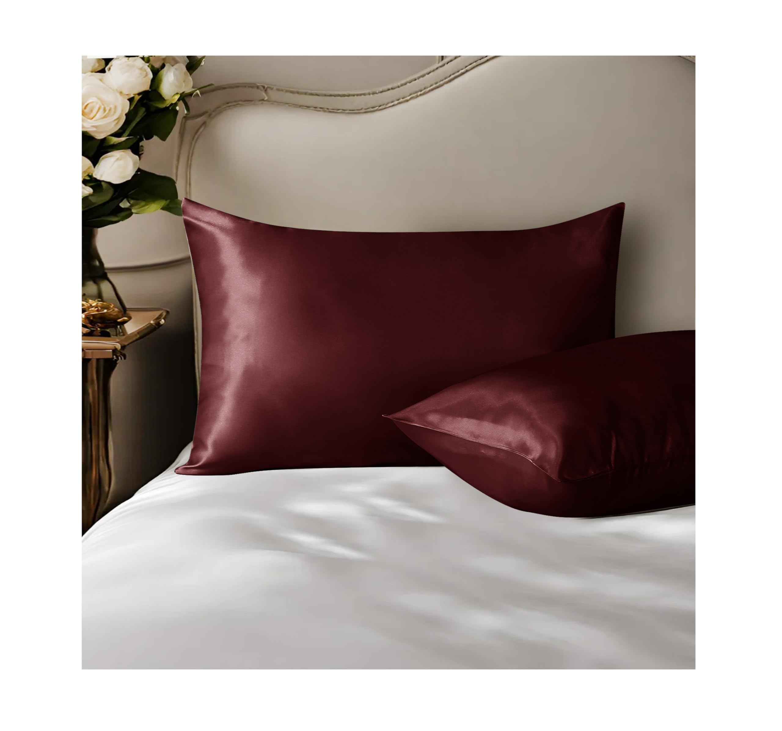 Luxury Satin Pillowcases – Set of 2