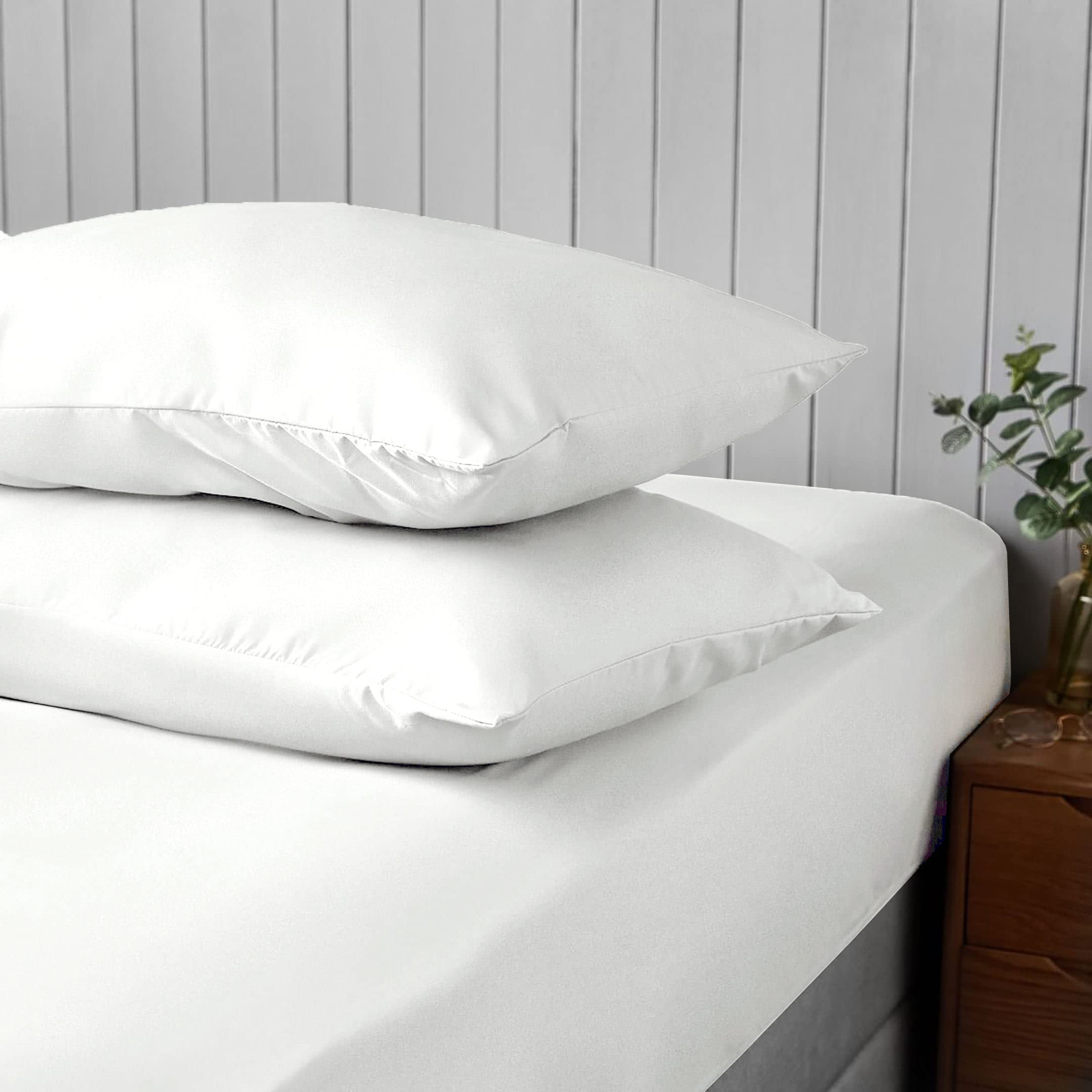 Premium Brushed Microfibre Pillowcases – Set of 2