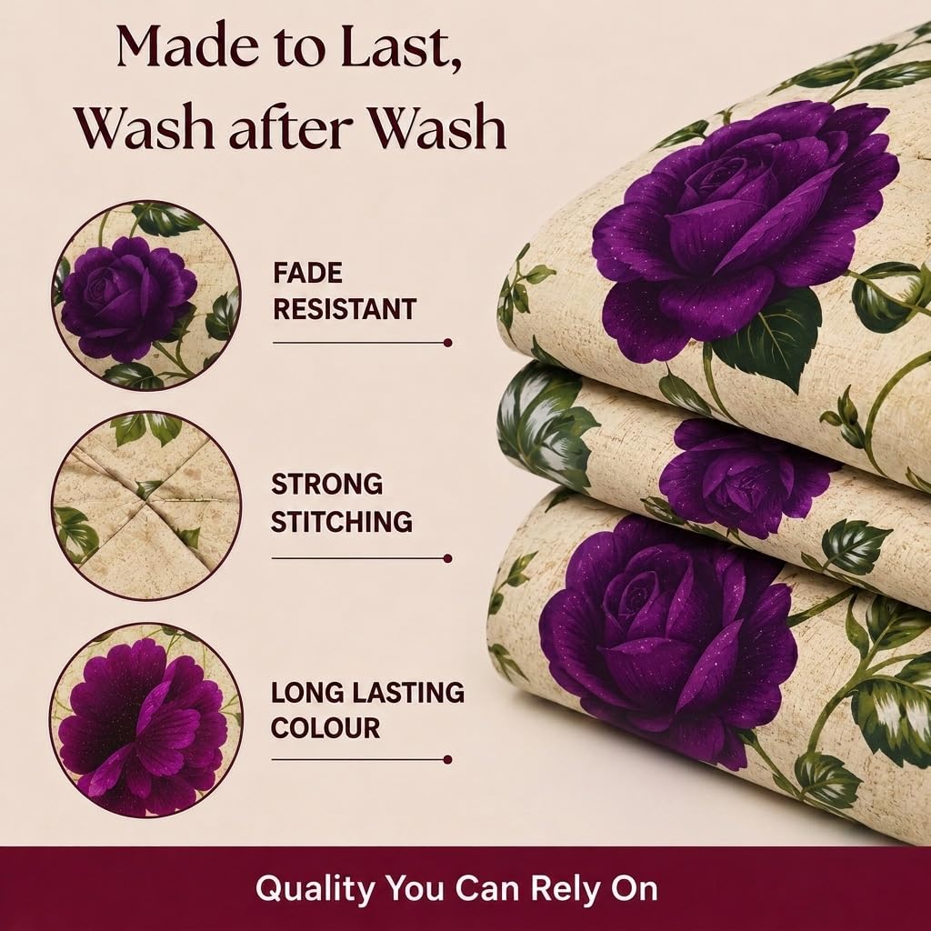 Living Luxury Floral Duvet & Bedding Set