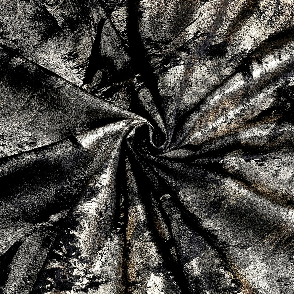 Luxury Metallic Marble Velvet Curtains – Pair