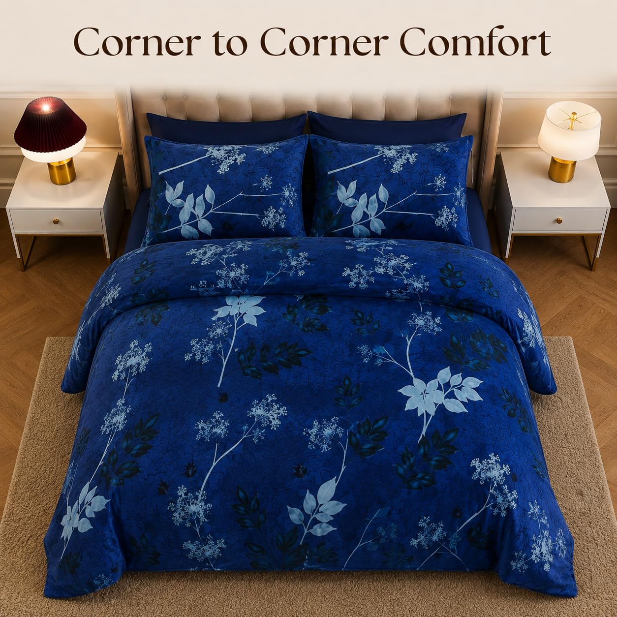 Living Luxury Complete Duvet & Bedding Set – 4pc