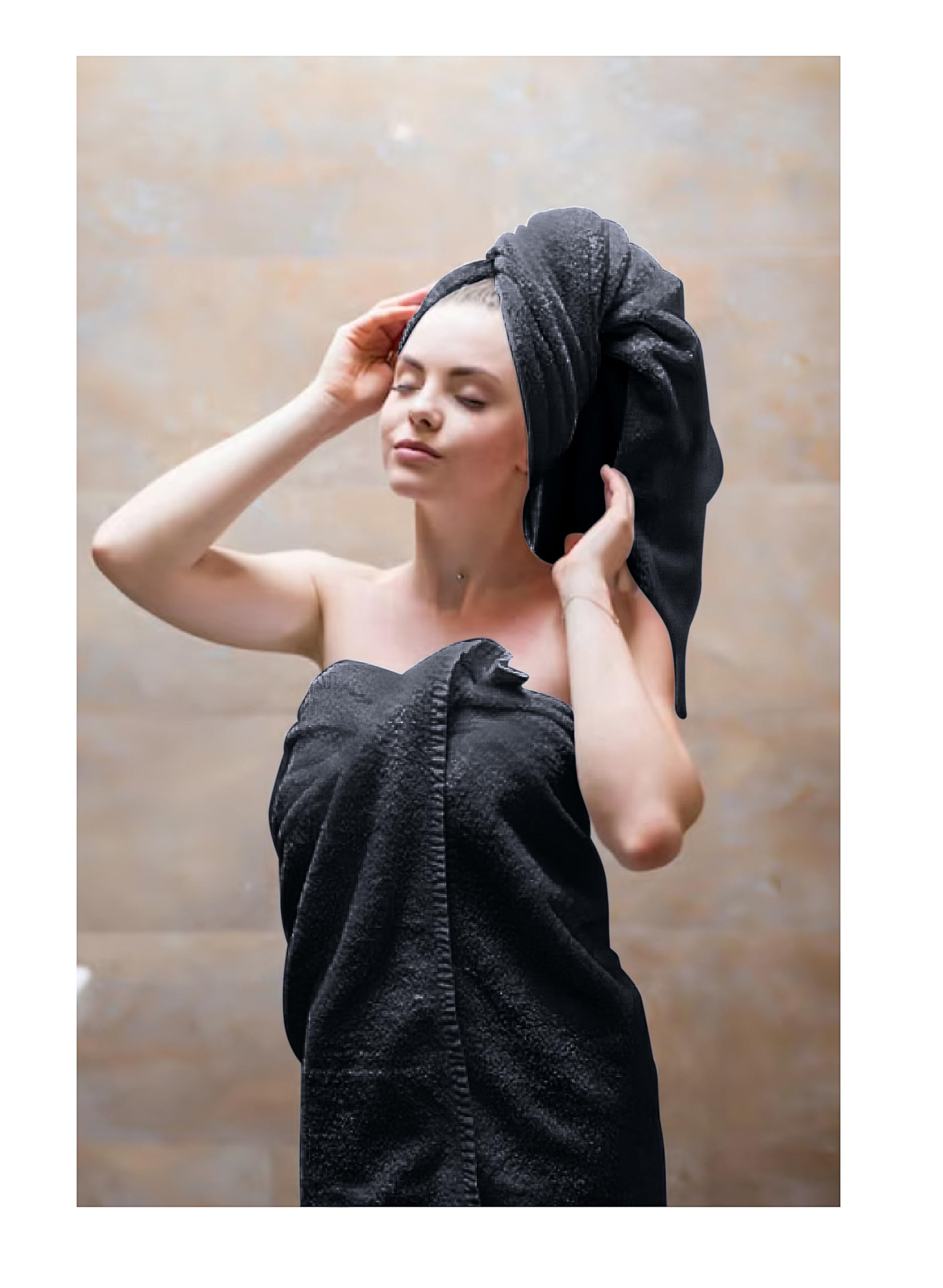 Opulent Dreams 100% Egyptian Cotton Towel Sets – Soft, Absorbent, Quick-Dry – Includes Bath Sheets, Bath Towels, Hand Towels – Luxuriously Easy to Wash - Opulent Dreams