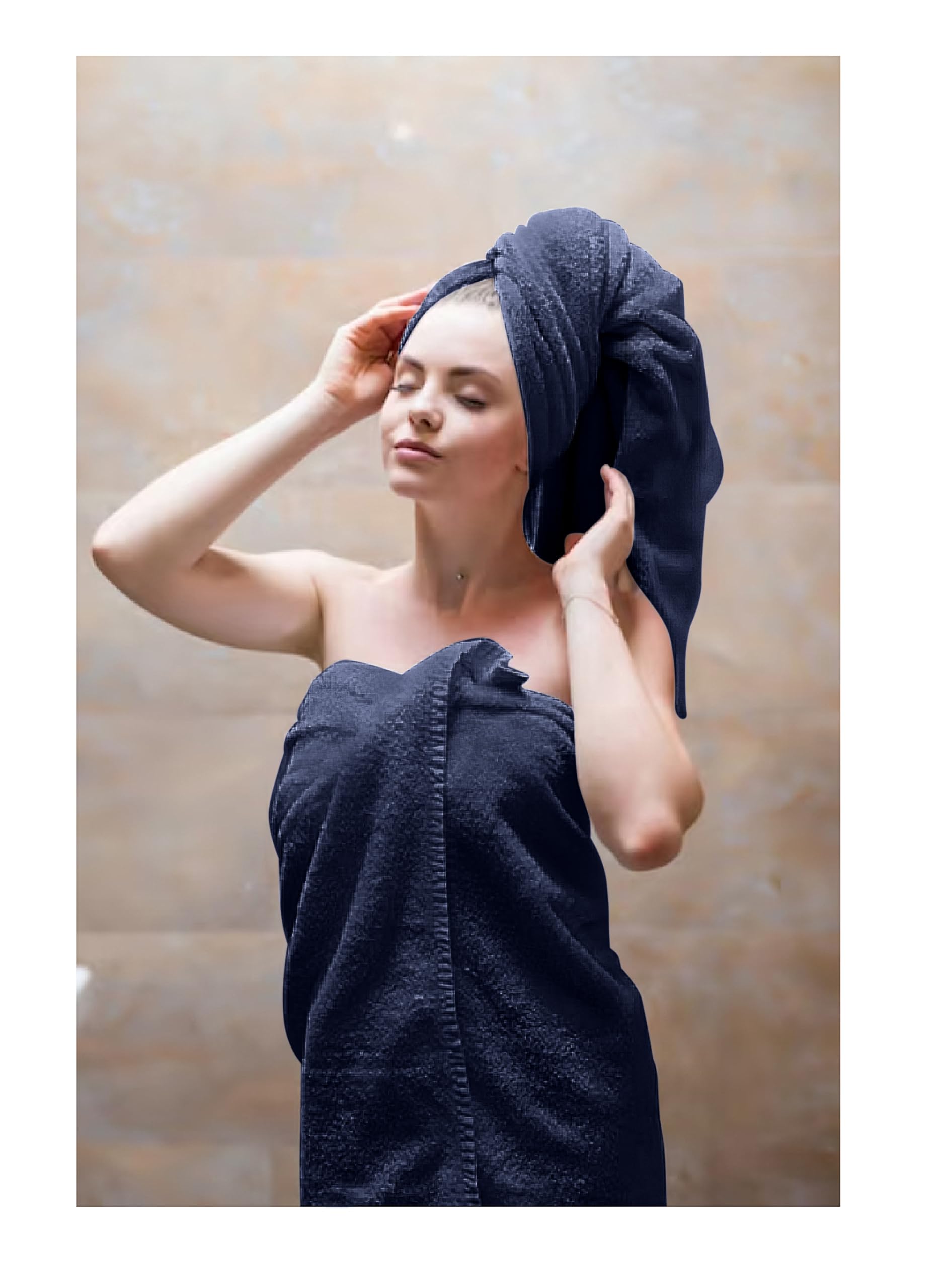 Opulent Dreams 100% Egyptian Cotton Towel Sets – Soft, Absorbent, Quick-Dry – Includes Bath Sheets, Bath Towels, Hand Towels – Luxuriously Easy to Wash - Opulent Dreams
