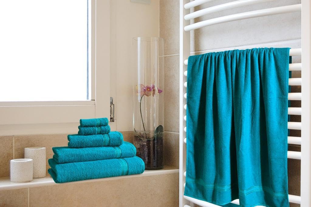 Opulent Dreams 100% Egyptian Cotton Towel Sets – Soft, Absorbent, Quick-Dry – Includes Bath Sheets, Bath Towels, Hand Towels – Luxuriously Easy to Wash - Opulent Dreams