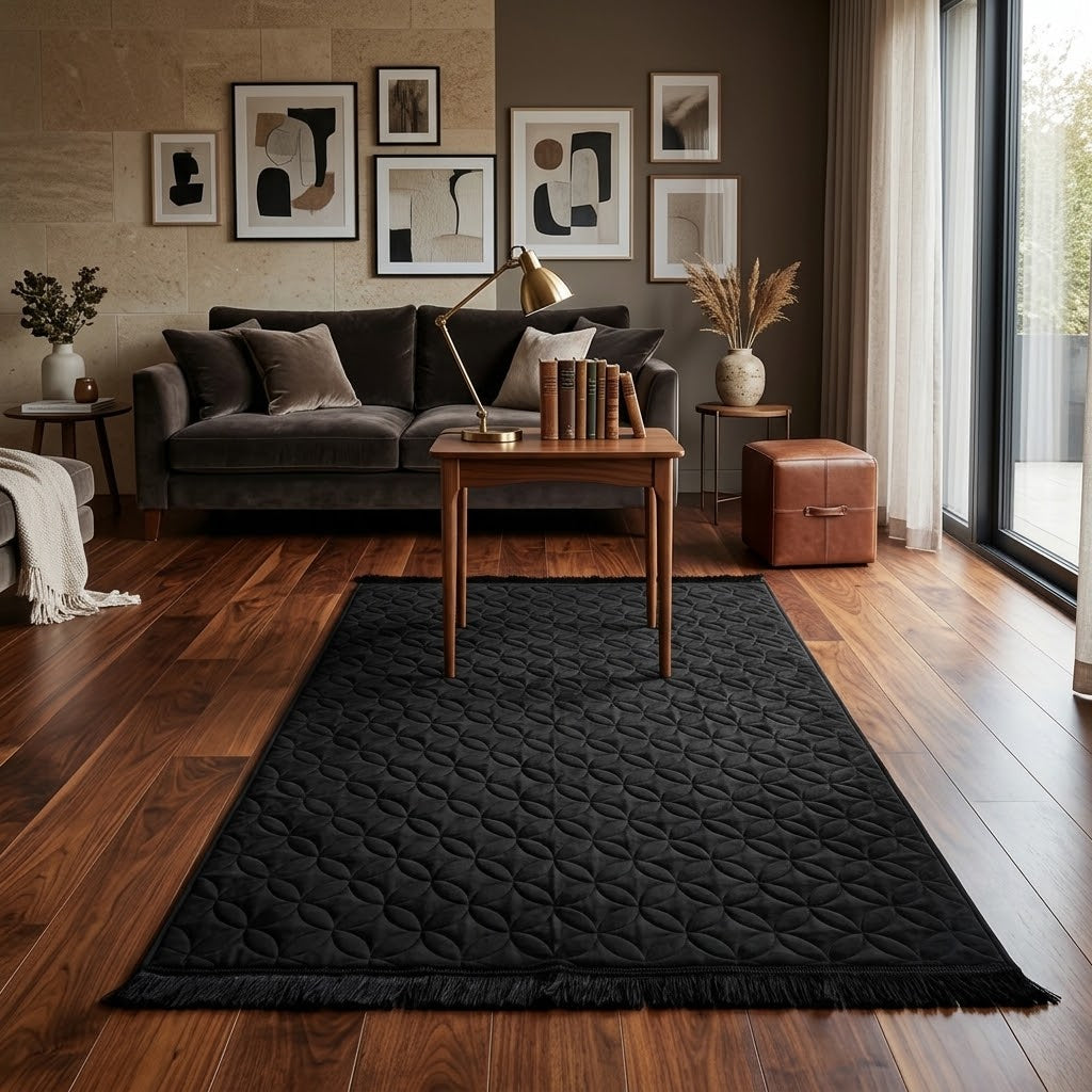 Luxury Crushed Velvet Prayer Rug